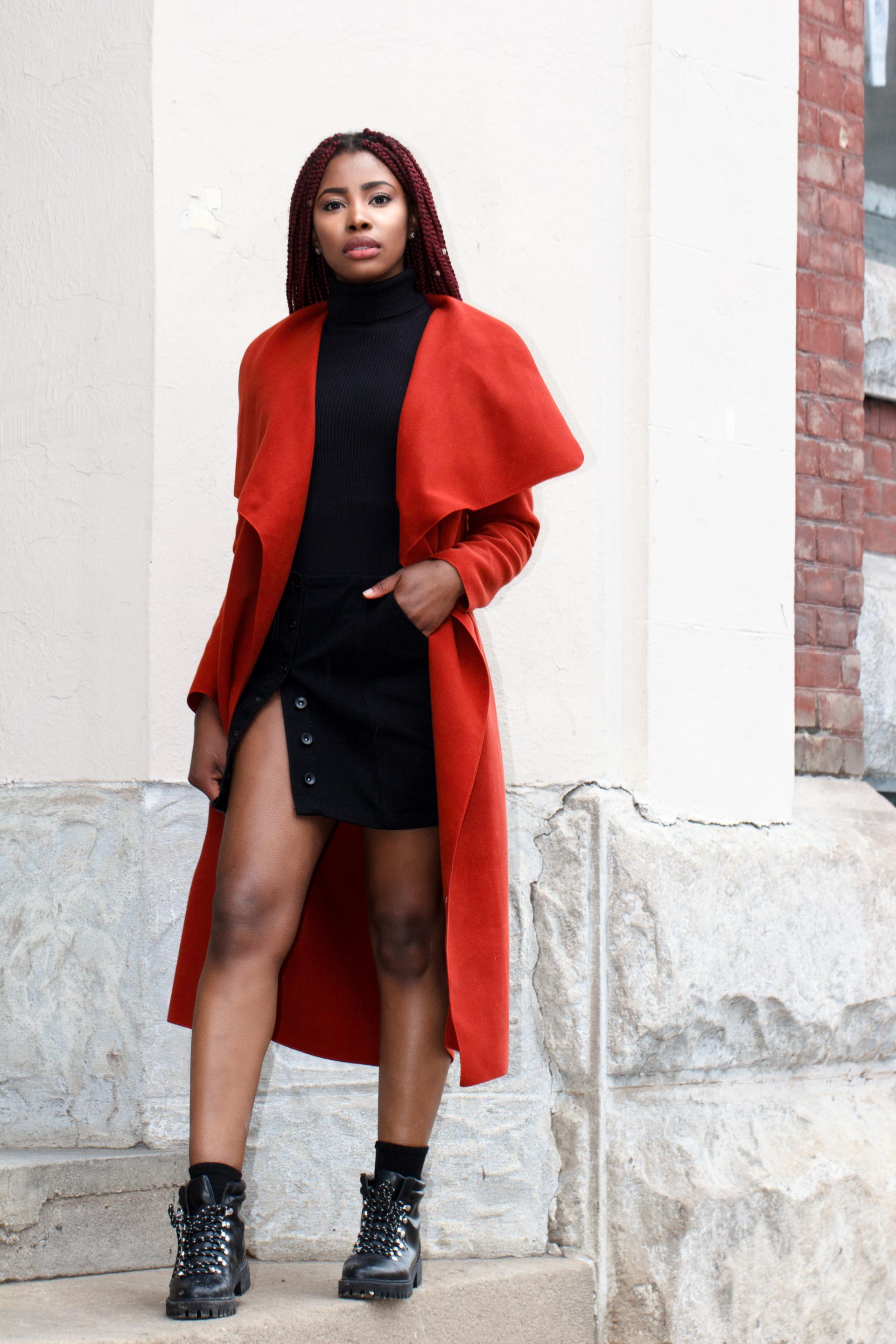The red coat