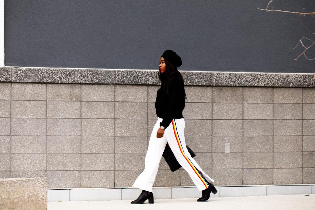 White Jogger Pants