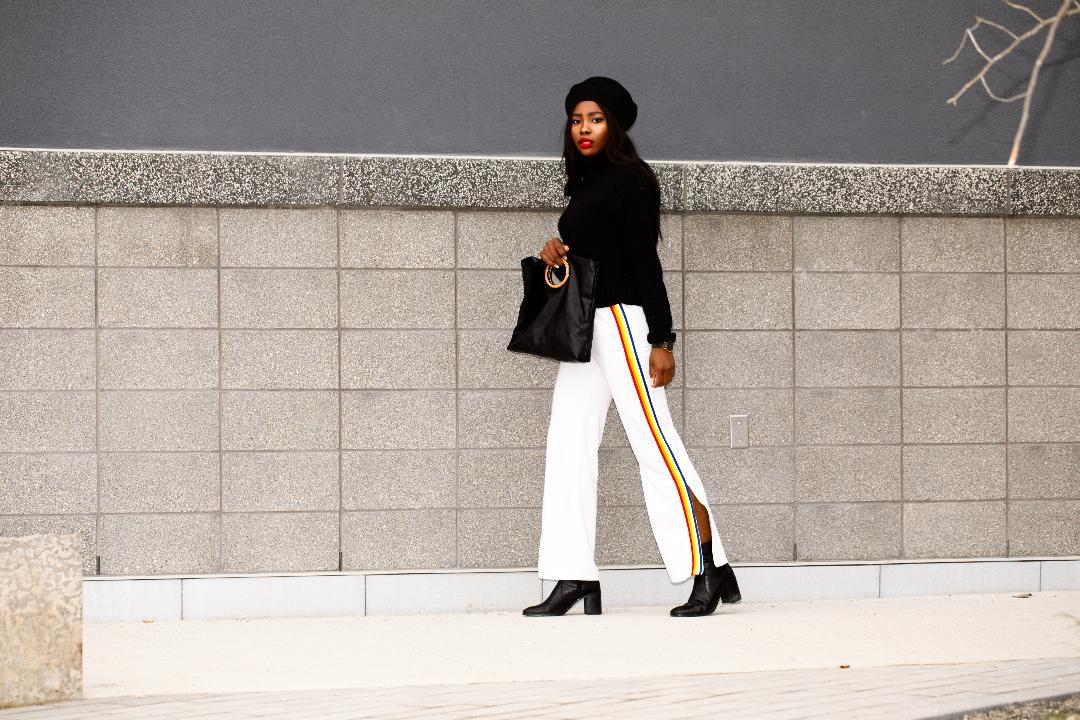 White Jogger Pants