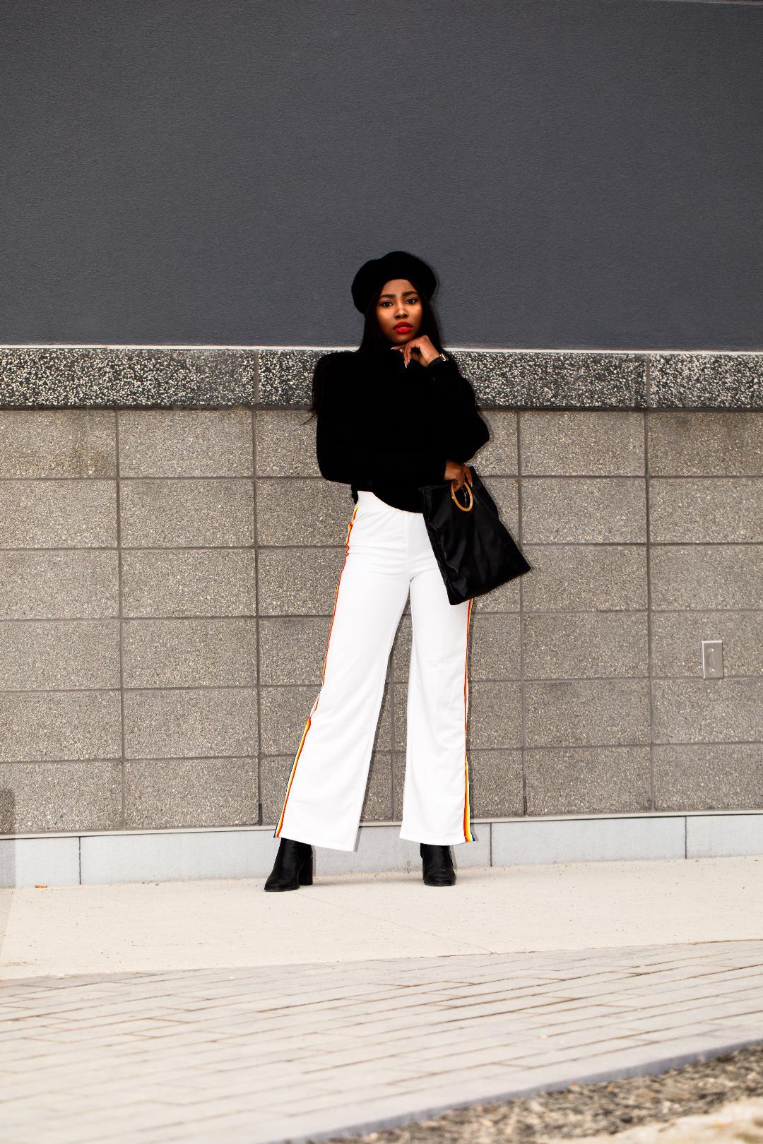 White Jogger Pants
