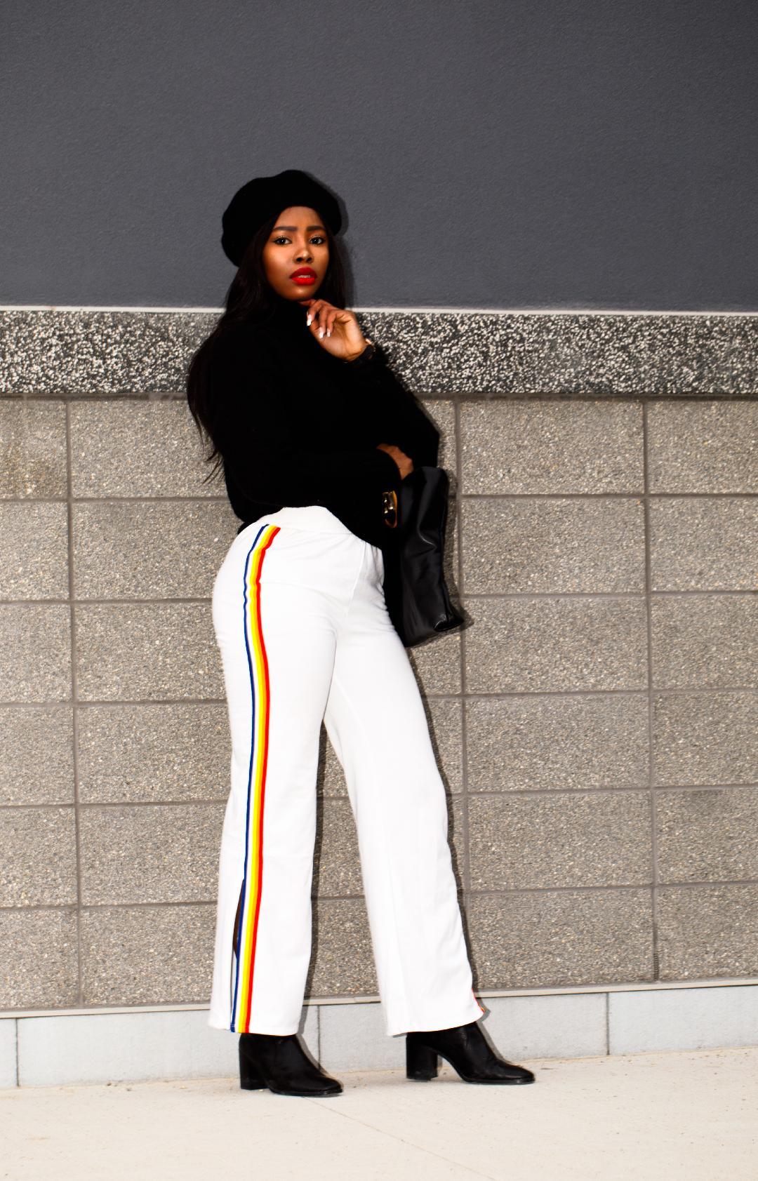White Jogger Pants