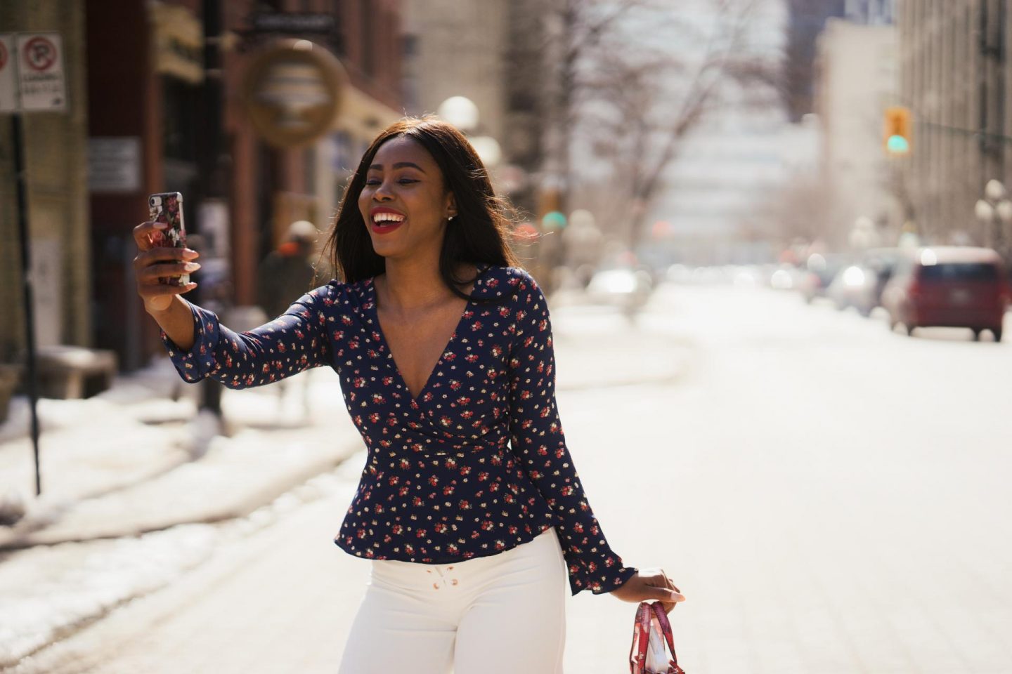 happy Floral top