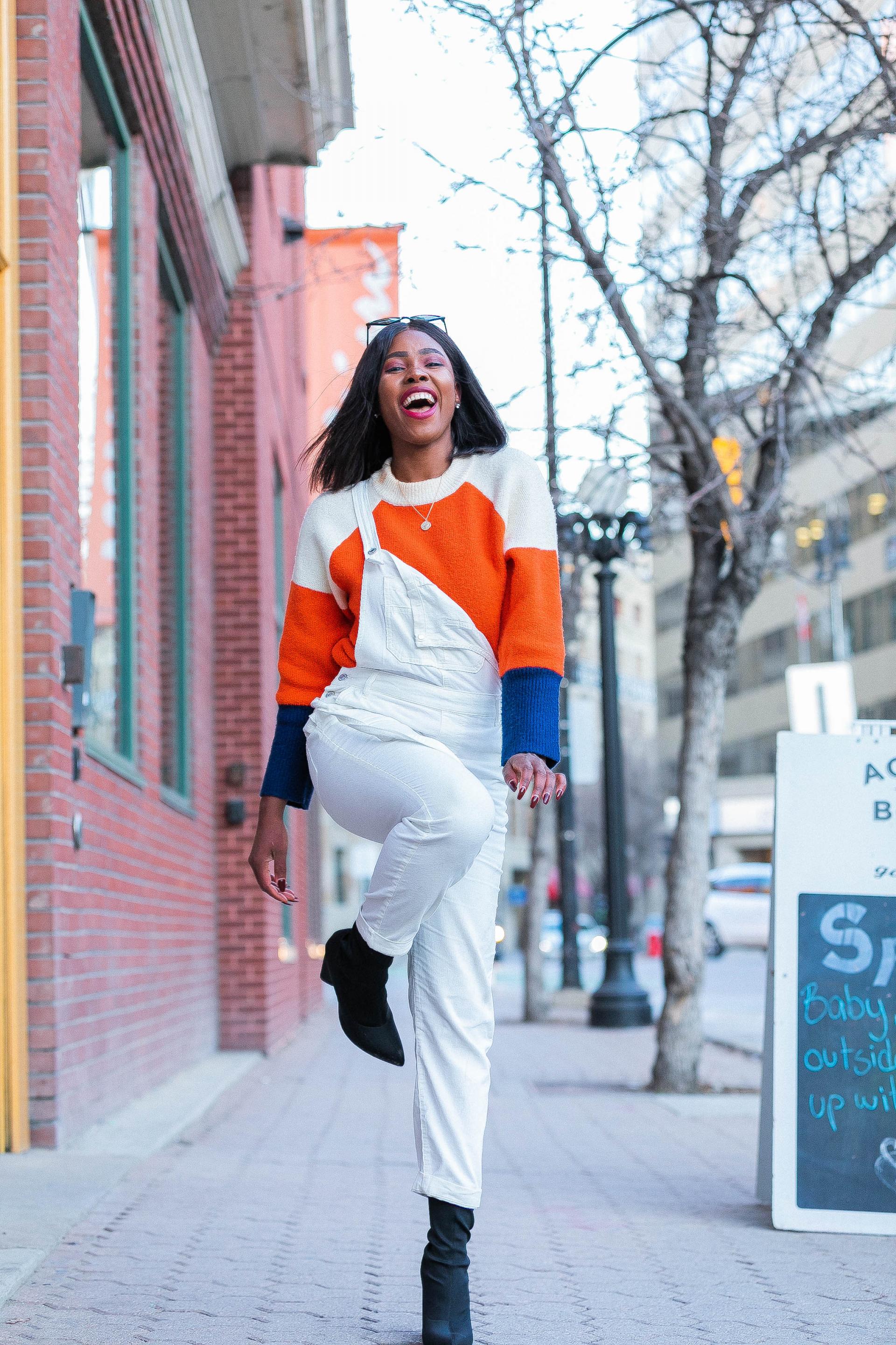 Lazy cold weather style