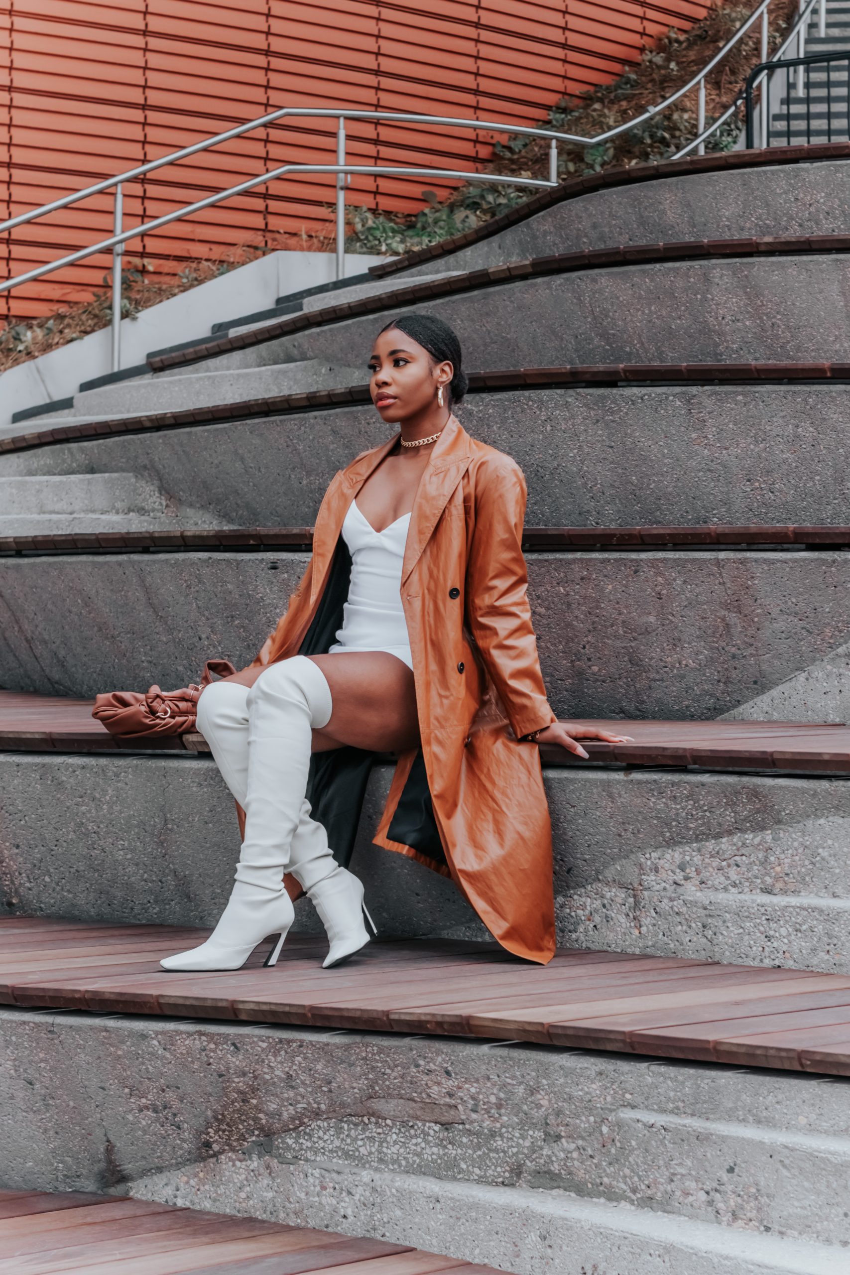 How to style white boots for fall